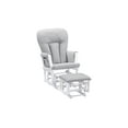 thumbnail image 4 of Suite Bebe Contempo Nursery Glider with Ottoman, White Wood and Dove Gray Fabric, 4 of 8