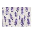 thumbnail image 7 of Yayeee Bath Rug for Bathroom Floor Non Slip Rectangle Fluffy Soft Absorbent Mat, 16"x24", Lavender Pattern, 7 of 7