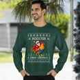 thumbnail image 3 of Christmas Sweatshirt, Funny Ugly Christmas Sweater, Rooster Christmas Sweater, Funny Santa Claus Xmas Sweatshirt, 3 of 5