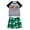 Green-Kids, variant on Odeerbi Christmas Pajamas for Family Plaid Holiday Short Sleeve Family Christmas Pajamas Matching Sets Toddler Christmas Parent Child Sleepwear Outfit Printed Family Matching PJs Set Green