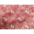 thumbnail image 4 of oneOone Cotton Poplin Medium Pink Fabric Floral & Geometric Fabric For Sewing Printed Craft Fabric By The Yard 56 Inch Wide, 4 of 4