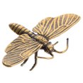 thumbnail image 4 of Brass Small Dragonfly Statue Desktop Handicraft Dragonfly Figurine Desk Decor, 4 of 8