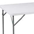 thumbnail image 4 of Iceberg Indestruc-Table® Classic Folding Table, Platinum Granite Gray, Size - 34" Square, 4 of 5