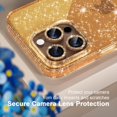 thumbnail image 3 of Funda de teléfono Choiche compatible con iPhone 16 Pro Max Glitter Gold, 3 of 7