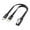 left-15cm, variant on Double Output USB C Chargers Cable for Simultaneous Device Charging Featuring 66W Fast Charging and Angled Connector