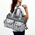 thumbnail image 4 of TELOLY Diaper Bag,11.8"*5.9"*11" Crossbody Diaper Bag,Polyester Tote Diaper Bags,Gray, 4 of 5