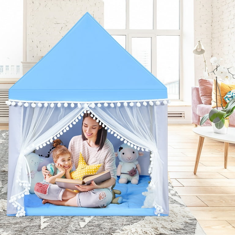 Costway Indoor Toddler Playhouse Toy, Large Kids Play Tent with