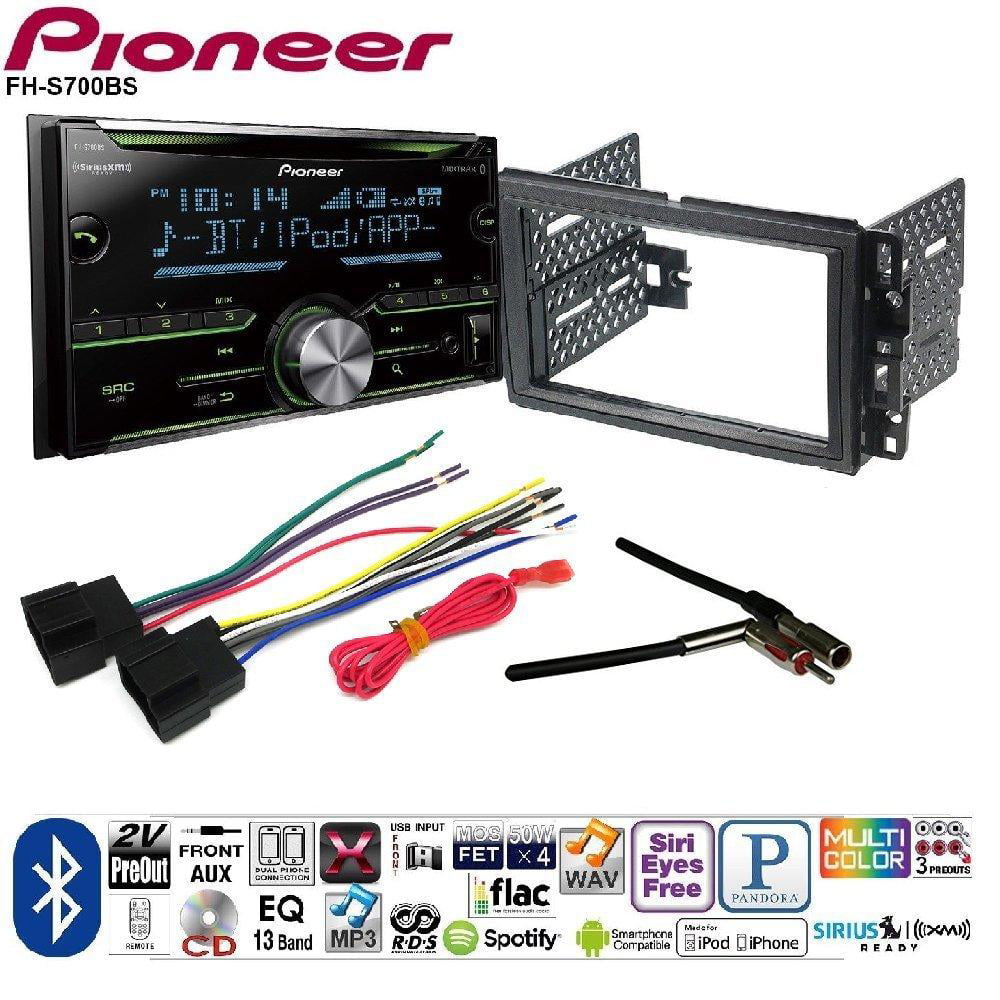 Car Radio Stereo Double Din Dash Kit Harness for 2006-16 Buick Chevrolet GMC 