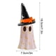 thumbnail image 2 of Decoraciones de Halloween para Interiores, Fantasma de Bruja con Sombrero, Juego de Fantasmas de Cerámica con Sombreros de Bruja, Lindas y Espeluznantes Figuras de Fantasmas de Halloween para Decorar, 2 of 6