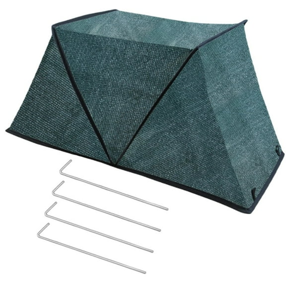 Fankenuo Foldable plant shade tent provides protection for plants from the sun and damage Green