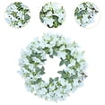 thumbnail image 6 of HOMYL Artificial Wreath Decorative Window Summer Door Farmhouse Porch Patio Front Door white, 6 of 8