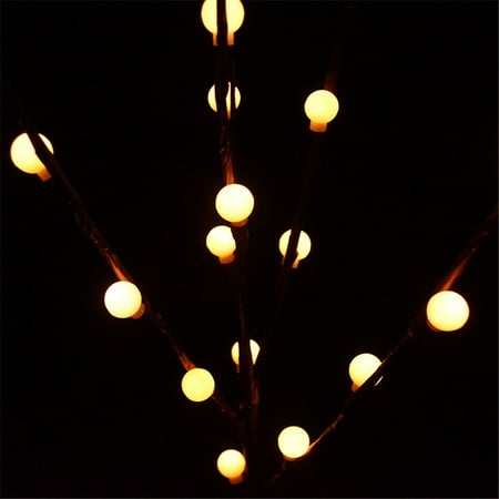 

Tiitstoy Ball Solar Powered Tree Branch Light Garden Light LED Light Patio Decor 1 Set