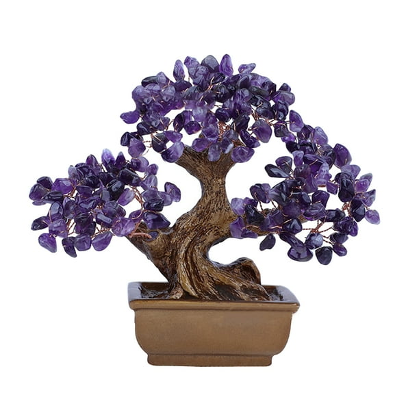 Toystoory Decoración de bonsái de cristal para el hogar, modelo de decoración de árbol de piedra de colores exquisitos e interesantes, decoraciones de Decoración del hogar Tipo 2 Toystoory HA069431-02