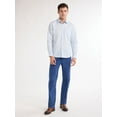 thumbnail image 4 of Free Assembly Men’s Cotton Poplin Shirt with Long Sleeves, Sizes XS-XXXL, 4 of 5