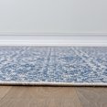 thumbnail image 3 of World Rug Gallery Contemporary Flowers Weather Resistant Reversible Indoor/Outdoor Area Rug - Blue 5'x7', 3 of 7
