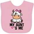 thumbnail image 3 of Inktastic My Aunt Loves Me Girl Cow Girls Baby Bib, 3 of 4