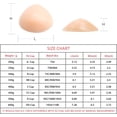 thumbnail image 2 of Silicone Breast Form Triangle Mastectomy Prosthesis Bra Pad Enhancer 1 Piece AA Cup 250g, 2 of 6
