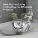 thumbnail image 5 of 3.5mm Headphones KZ-EDX Pro Headphones New Generation Moving Coil Unit Dual Magnetic Circuit Frequency Range 10-20000hz, 5 of 12