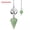 Aventurine, variant on Hexagon Pyramid Stone Healing Crystal Amulet Reiki Pendulum Yoga Rune Pendant-Aventurine