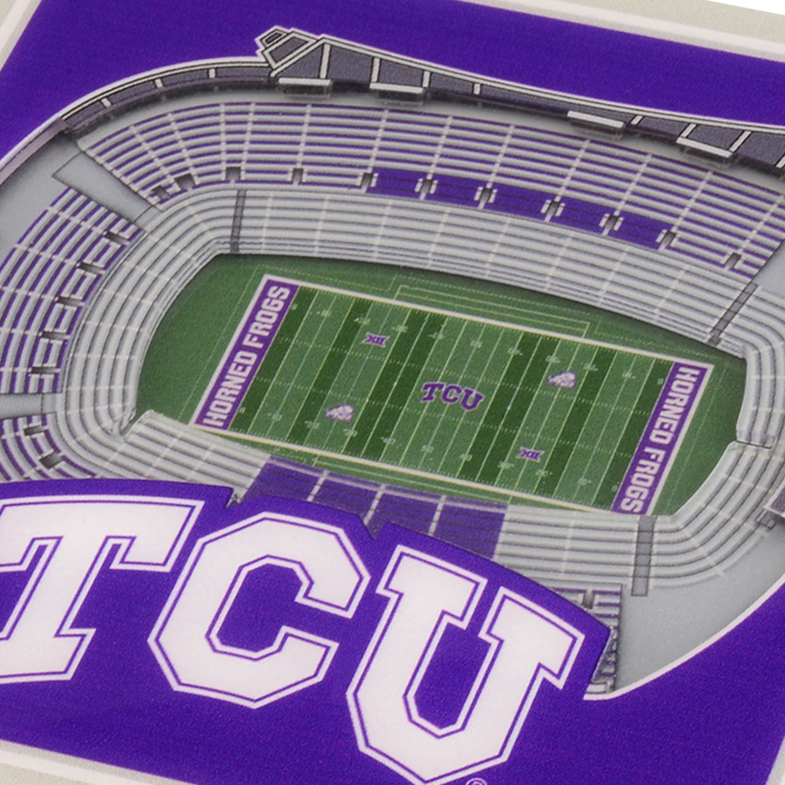 YouTheFan NCAA TCU Horned Frogs Stadiumview Cribbage
