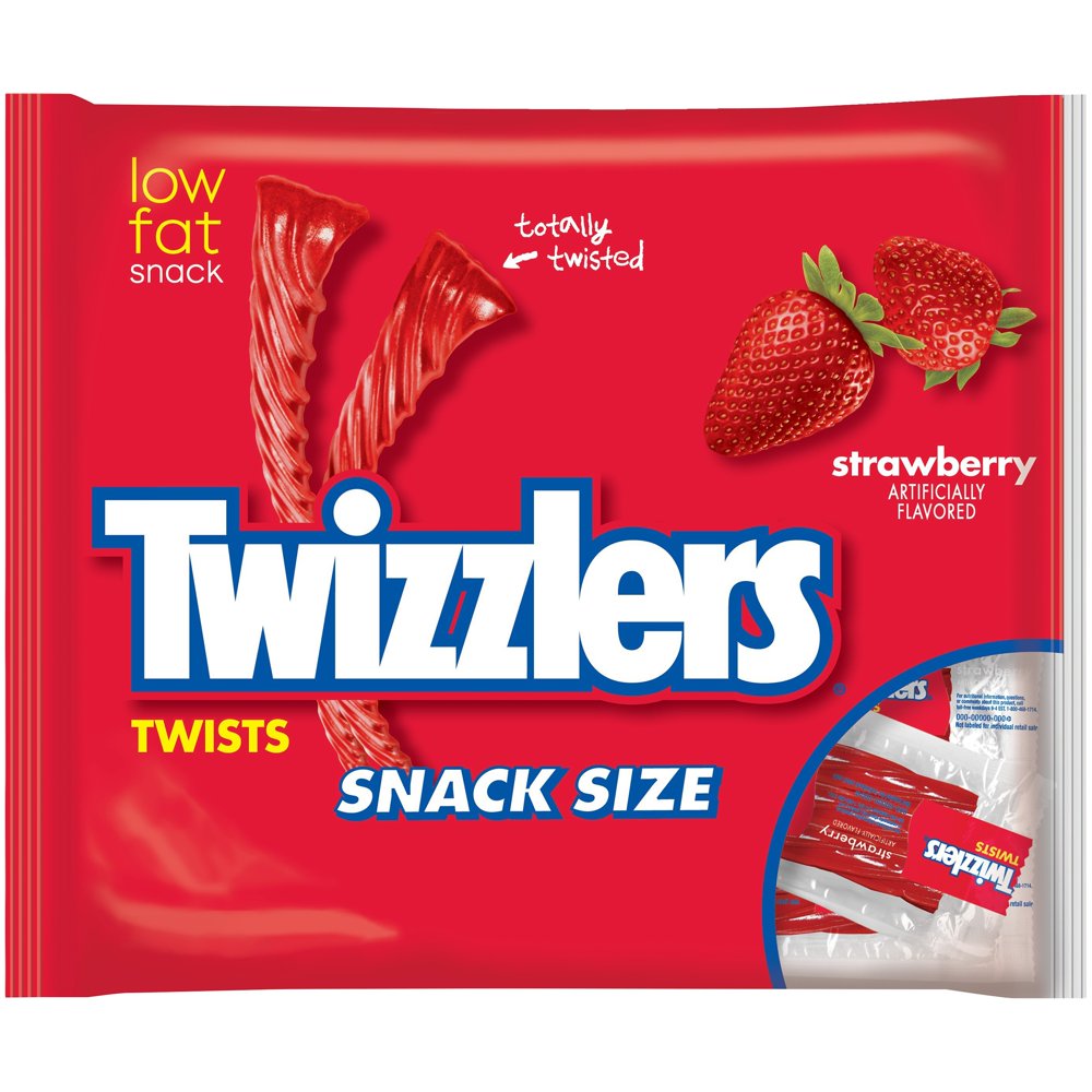 Twizzlers Halloween Snack Size Strawberry Twists 22 oz. Bag Walmart