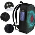 thumbnail image 5 of YFYANG 17" Laptop Backpack, Green Mysterious Galaxy Fashion Travel Work Backpack with USB and Headphone Cable Interface for Men and Women, 5 of 8