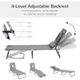 thumbnail image 4 of Outsunny Chaise Longue d'Extérieur Réglable - Enfants, Gris, 4 of 10