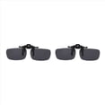 thumbnail image 1 of 2X Lentede Gafas de Sol con Clip del Tilon Lente Gris Rectangular Sin Polarizada, 1 of 5