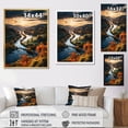 thumbnail image 4 of Designart "Autumn in the USA Forest s Fall Elegance II" Landscape & Nature Canvas Wall Art, 4 of 5