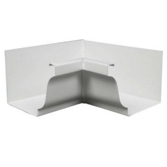 Amerimax Home Products 19201 Mitres en Acier Galvanisé - Blanc - 4 Po