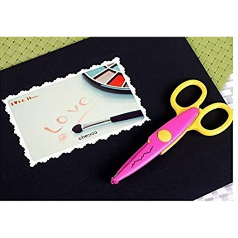 Multi Pattern Craft Scissors 5.5 for Scrapbooking,DIY & Kid's projects,set  of 6