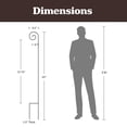 thumbnail image 6 of Pure Garden Set of 2 Shepherd Hooks for Flower Gardens and Patios (Black), 6 of 8
