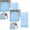 A046 A 63.0x84.6" 2Pack, variant on 2Pcs Tulle Backdrop Curtains for Wedding Decor - Sheer Voile Fabric Drapes for Photo Background, Baby Shower, Birthday Party, and Bridal Ceremony Decorations (Blue,63.0x84.6")