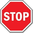 thumbnail image 1 of 5" Stop Sign Standard Red Road Sign Vinyl sticker, 1 of 1