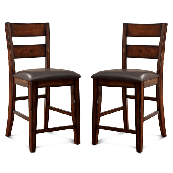 Furniture of America Kyle Modern Cherry Bar Stool (Set of 2)