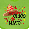 thumbnail image 4 of Inktastic My First Cinco De Mayo with Sombrero Boys or Girls Baby Bib, 4 of 4