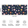 thumbnail image 3 of Pioneer Flower Floral Print Pattern Bathroom Rugs Mat, Non Slip Microfiber Bathroom Rug with Rubber Backing, Soft Mats for Bathroom Floor Tub Shower, 24"x60", 3 of 5