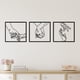 thumbnail image 3 of Decoración de pared de líneas de manos, póster de dibujo artístico, ilustración Simple, dibujo de líneas de manos modernas para sala de estar y, 3 of 5