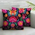 thumbnail image 3 of COMIO  Mexican Dia De Los Muertos Throw Pillow Covers  Mexico Fiesta Pillow Cases Day of The Dead Decoration for Bed Couch Sofa Home Decor, 3 of 5