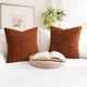thumbnail image 2 of Juego de 2 fundas de almohada Topfinel, pana, terracota, 65 x 65 cm, 2 of 7