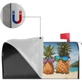 thumbnail image 3 of Attractive Pineapples Summer Beach Mailbox Cover Magnetic Waterproof Mailbox Wraps Post Letter Box Decor 25.5x21 in, 3 of 6