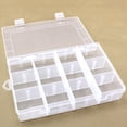 thumbnail image 7 of UDIYO 12 Grids Transparent Compartment Parts DIY Display Box Case Storage Container, 7 of 7