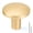 Brushed Gold & Mushroom, variant on 10 Pack Gold Cabinet Knobs Brushed Brass Dresser Drawer Knobs Round Gold Kitchen Cabinet Hardware Zinc Alloy