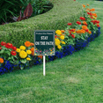 thumbnail image 5 of Kurmntregon Stay On The Path,Protect The Plants Yard Sign With Stake Keep Off Plants Farm Street Road Lawn Neighborhood Grass Metal Outdoor Lawn Decor Farm Aluminium Decorations 6x4.6", 5 of 8