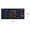 Multicolor-C, variant on Shortcut Keys Mat, Keyboard Reference Guide, Large Office Desk Pad with Non-Slip Rubber Base, Stitched Edges, 1-Pack