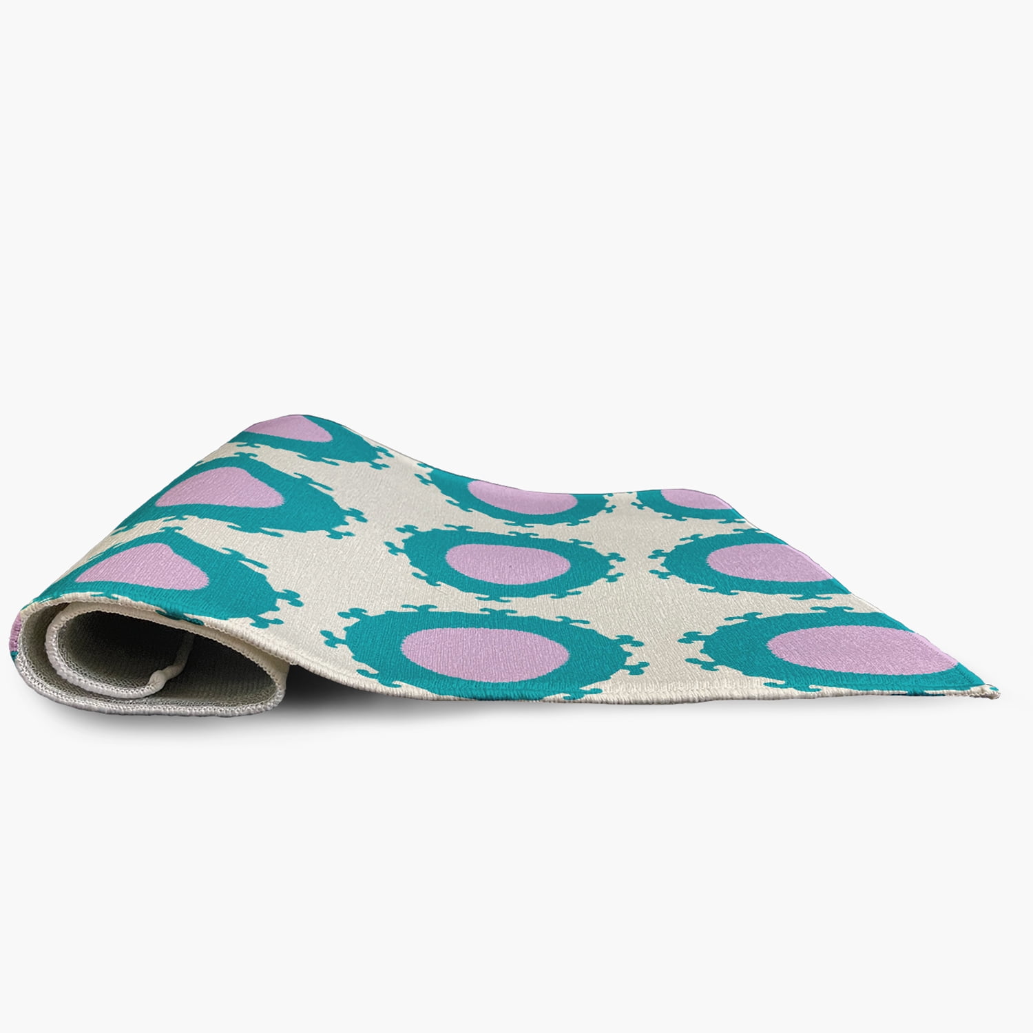 Simply Daisy 3' x 5' Lilac Pan Bubbles Spring Chenille Indoor/Outdoor Rug