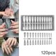 thumbnail image 4 of 120x Manicura Uñas postizas artificiales para Salon Home DIY, 12 tamaños, se puede pintar aplicar con gel, acrílico o esmalte de uñas , mi E Yinane Puntas de uñas falsas, 4 of 7
