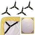 thumbnail image 5 of 8/4/1pcs Triangle Bed Mattress Sheet Clips Grippers Straps Suspender Elastic Fastener Holder, 5 of 9