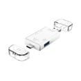 thumbnail image 1 of Lector de tarjetas 6 en 1 OTG USB 3.0 tipo C para tarjetas Secure Digital/TF (blanco) WDOplteas  Para estrenar, 1 of 9