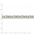 thumbnail image 5 of 925 Sterling Silver 7.5mm Square Byzantine Chain 20 Inch, 5 of 5